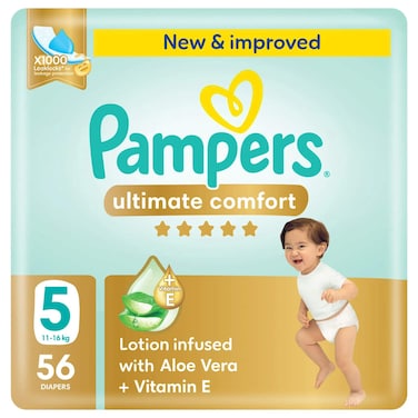 Pampers Premium Size 5 Giant Pack 56 Pieces