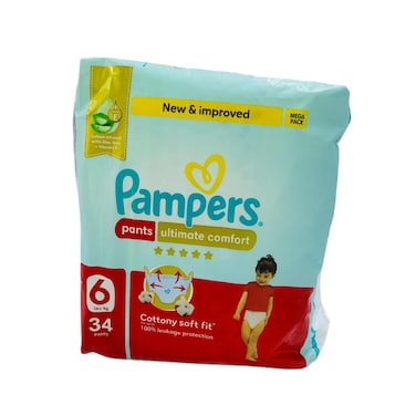 Pampers Premium S6 Mega Pack 34 Pieces