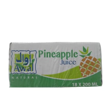 Awal Pineapple Juice 18 x 200 ml