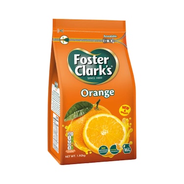 Foster Clarks Instant Drink Orange 1.92 kg
