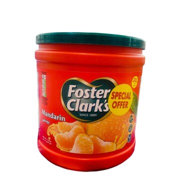 Foster Clarks Instant Powder Drink Mandarin Tub 1.92 kg