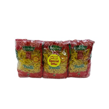 Panzani Fusili Pasta 3 x 400 gr