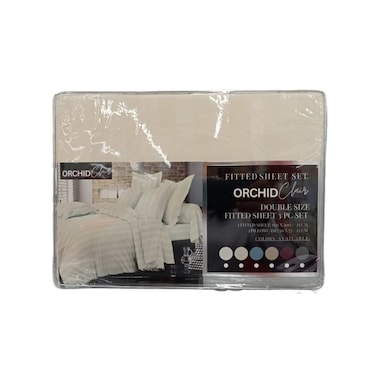 Fitted Sheet Double 3 Pieces 140 X 195 cm