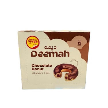 Deemah Donut Cake Chocolate Cream 12 x 40 gr