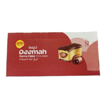 Deemah Curvy Cake Chocolate 12 x 48 gr