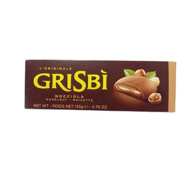 Grisbi Hazelnut Cream Filled Cookies 135 gr