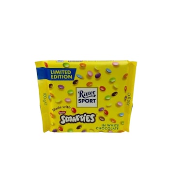 Ritter Smarties Shite Chocolate 100g