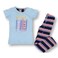 Ladies Pyjama Set Short Sleeve Size XL