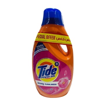 Tide Power Gel Downey Floral Breeze 2 x 1.8 ltr