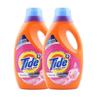 Tide Power Gel Downey Floral Breeze 2 x 1.8 ltr