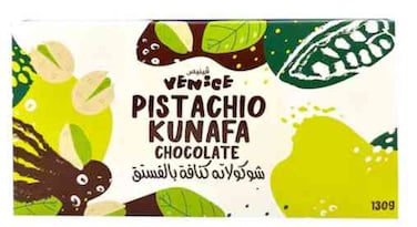 Venice Pista Kunafa Chocolate 130g