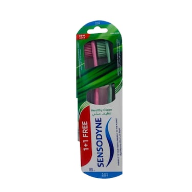 Sensodyne Healthy Clean Soft Tooth Brush 1 + 1 Free
