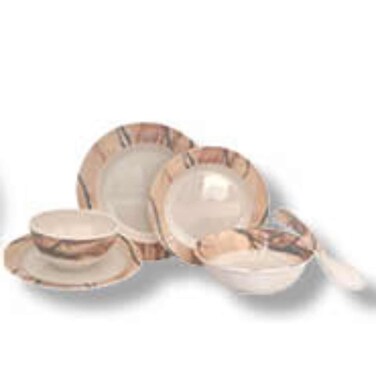 M/W 32PC MELAMINE DINNER SET 1X4