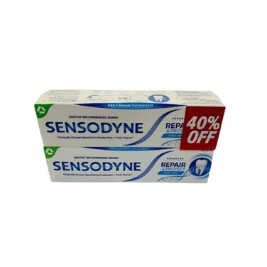 Sensodyne Toothpaste Repair and Protection 2 x 75 ml