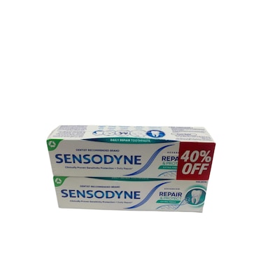 Sensodyne Toothpaste Repair and Protect Extra Fresh 2 x 75 ml