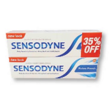 Sensodyne Toothpaste Extra Fresh 2 x 75 ml