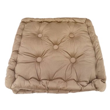 Velvet Box Cushion Plain Size 40 x 40 cm