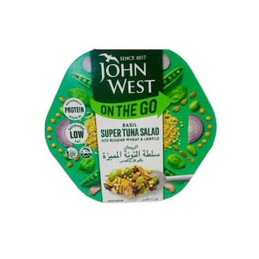 Johnwest on the go Basil Super Tuna Salad 220 gr