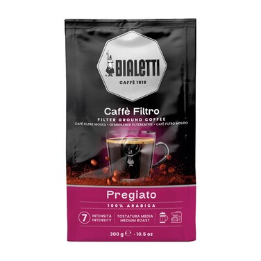 Bialetti Caffe Filtro Pregiato Intensita 7 300g