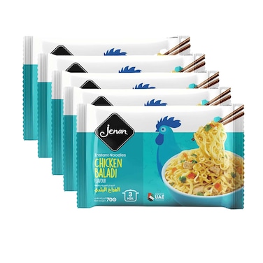 Jenan Noodles Chicken Baladi 5 x 75 gr