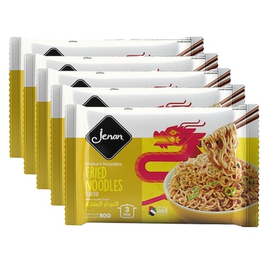 Jenan Noodles Fried Noodles 5 x 80gr