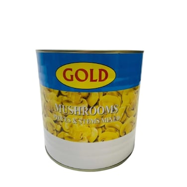 Gold Mushroom Pieces and  Stems 2.55 kg