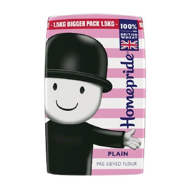Homepride Plain Pre Sieved Flour 1.5kg
