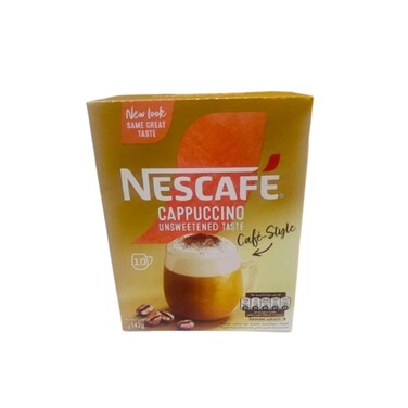 Nescafe Cappuccino Unsweetened Taste 10 x 14.2 gr