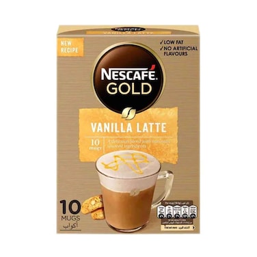 Nescafe Vanilla Latte Caf&eacute; Style 18.5gr x 10 Pieces
