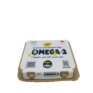 Omega 3 Fresh Bahraini Eggs 12 Pieces