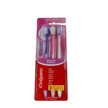 Colgate Toothbrush Gentle Clean Sensitive 3 Pieces