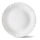 Lara Fluted Plate White 3 Pieces