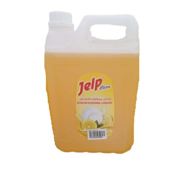 Jelp Clean Dish Wash Liquid Lemon 5 ltr