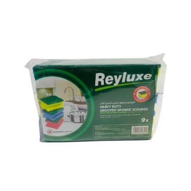 Reyluxe Grooved Sponge Scourer