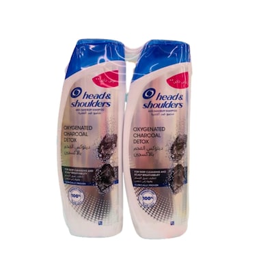 Head and Shoulder Charcoal Detox Shampoo 2 x 350 ml