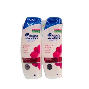 Head and Shoulder Smooth and Silk Shampoo 2 x 350 ml