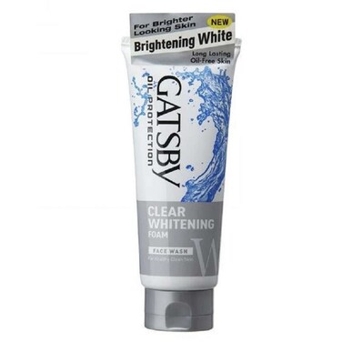 Gatsby Facial Wash Clear Whitening Foam 120g