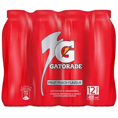 Gatorade Fruit Punch Flavor 12x495ml