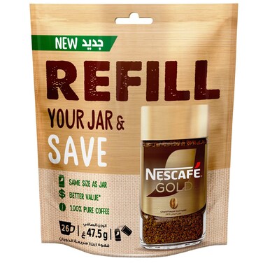 Nescafe Gold Coffee Pouch 47.5g