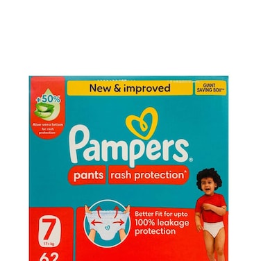 Pamper Pants Diapers Size 7 Mega Box 62 Pieces