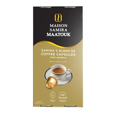 Maison Samira Maatouk Samira Blend 99 Coffee Capsule Arabica 10 capsules 55g