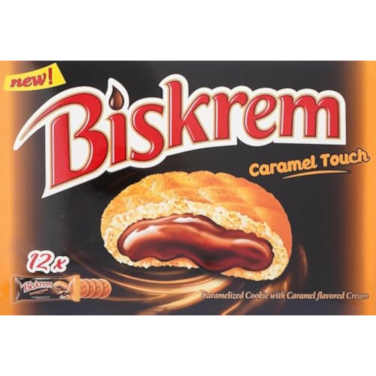 Ulker Biskrem Caramel Biscuit 36 Gram Pack Of 12