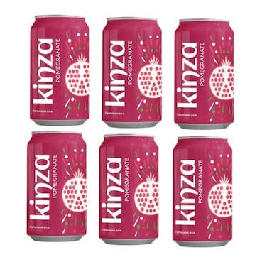 Kinza Pomegranate Carbonated Drinks 6x360ml