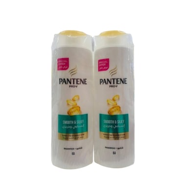 Pantene Shampoo Smooth and Silky Shampoo 2 x 375 ml