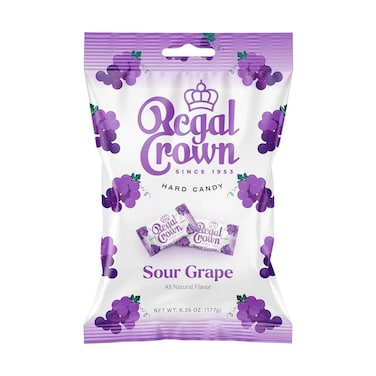 Regal Crown Sour Grape Bag 177 gr
