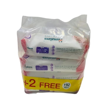 Himalaya Baby Smooth and Protect Wipes 4 x 48s