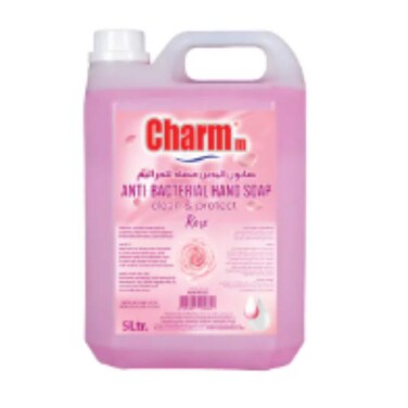 Charmm Antibacterial Handwash Rose 5 ltr