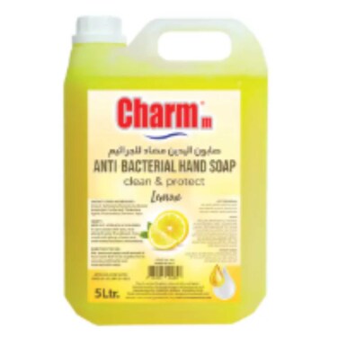 Charmm Antibacterial Handwash Lemon 5 ltr