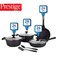 Prestige Granite Cookware Set 9 Pieces
