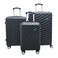GLOBETROTTER 55C.M+67C.M+77C.M ATLANTA HARD TROLLEY 3PCS BLACK